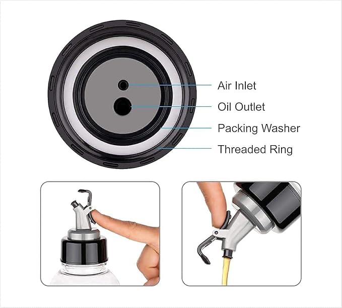 Plastic 1000ml Oil Dispenser Bottle