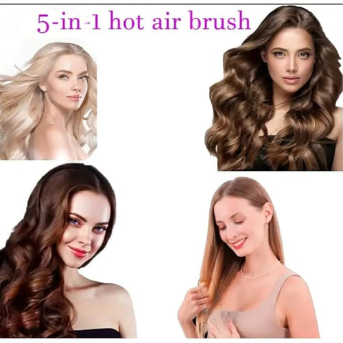 5 In 1 Hair Styler For Women - 5 In 1 Hot Hair Dryer Brush - 5 In 1 Hot Air Styler - 5 In 1 Multifunctional Hair Dryer Styling Tool - 5-in-1 Multi-head Hot Air Comb - 5 In 1 Hair Brush - 5in1 Electric Hair Curler
