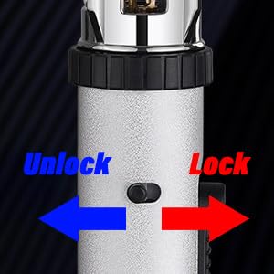 CARTSPACE Torch Lighter with Safety Lock and Adjustable Flame Cool Lighters Refillable,Windproof Jet Flame,Safety Lock lighter Pocket Lighter  (multicolor)