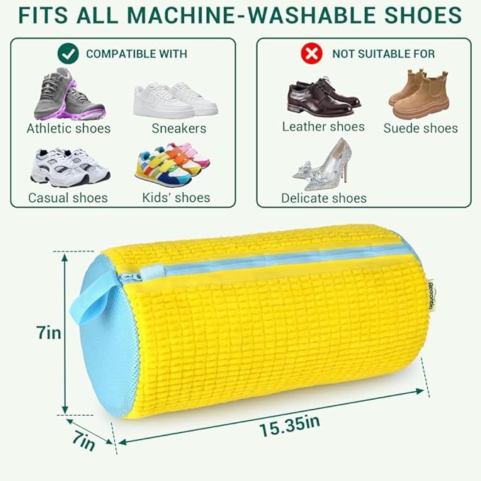Shoe Cleaning Bag Shoe Washing Machine Bag Shoe Washing Bag Shoe Cleaner Kit New Cleaning Shoes Bag for Washer and Dryer