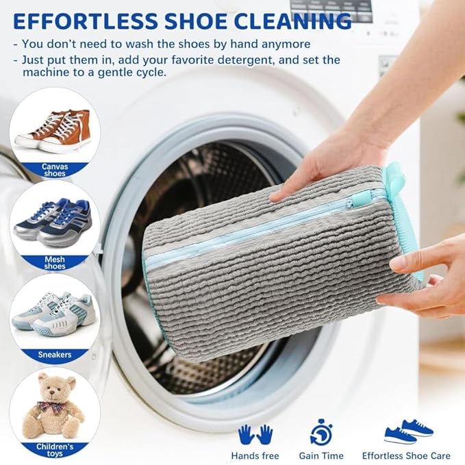 Shoe Cleaning Bag Shoe Washing Machine Bag Shoe Washing Bag Shoe Cleaner Kit New Cleaning Shoes Bag for Washer and Dryer